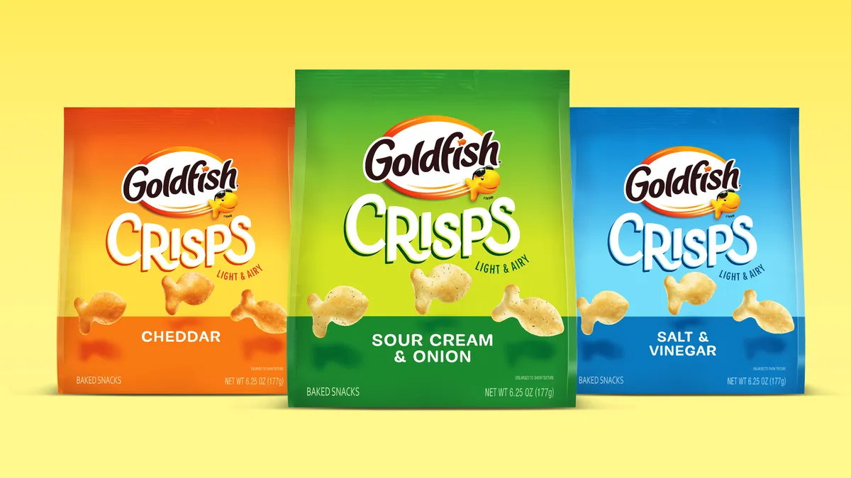 Campbell Soup's brings its nearly $1 billion Goldfish brand into crisps.