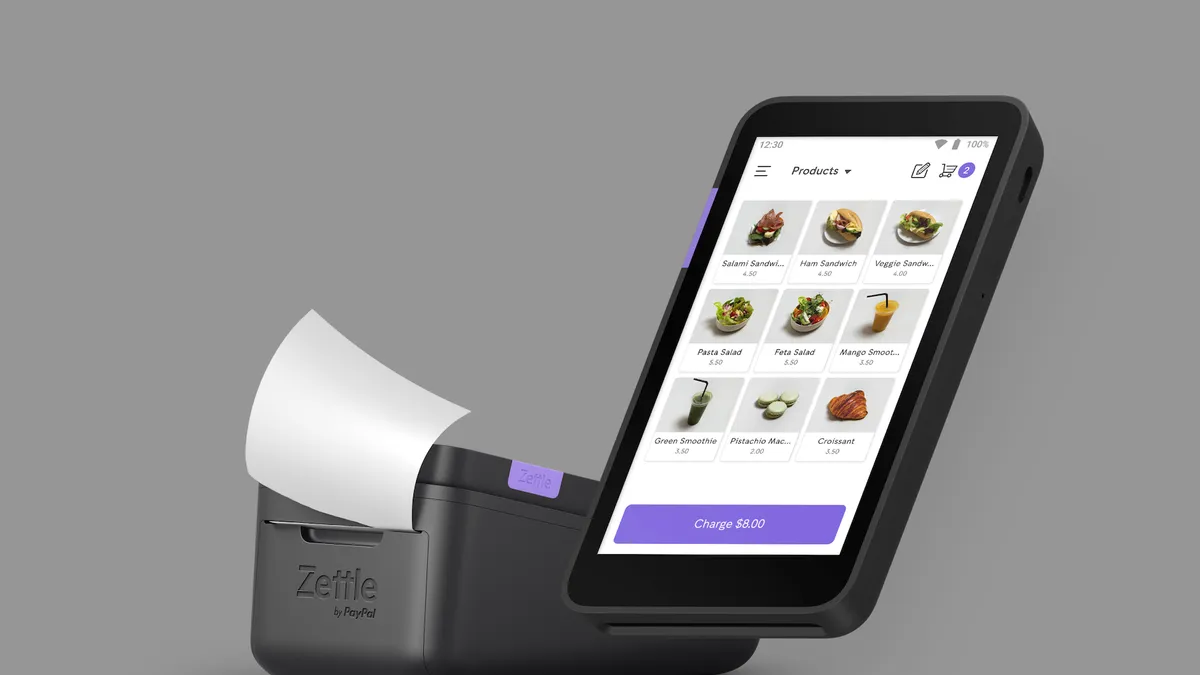 PayPal's Zettle point-of-sale terminal