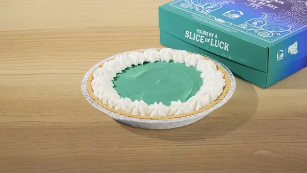 A green pie.