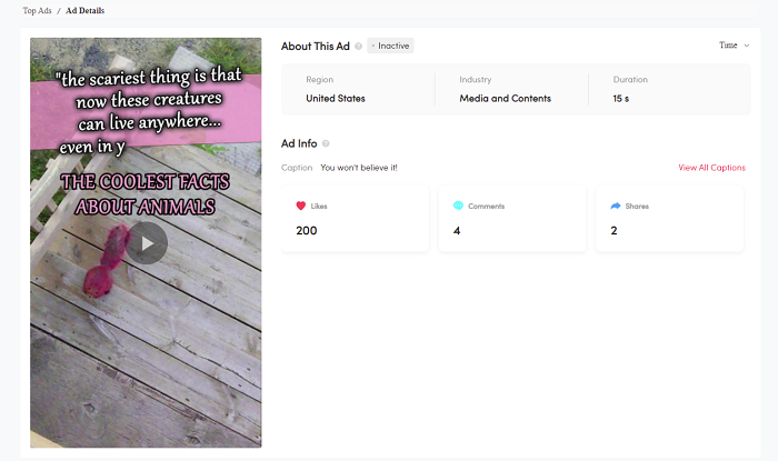 TikTok Ad Library