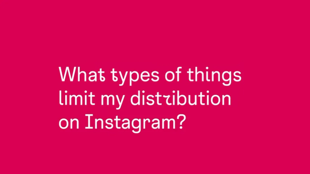 Instagram distribution infographic