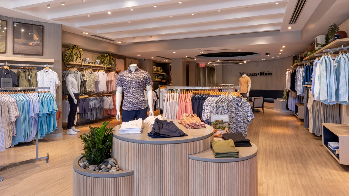 The interior of a Mizzen+Main store.