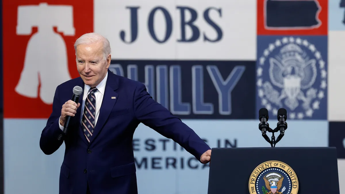 President Biden delivers remarks on 2024 budget plan In Philadelphia.