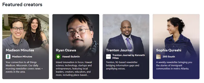 Bulletin creators