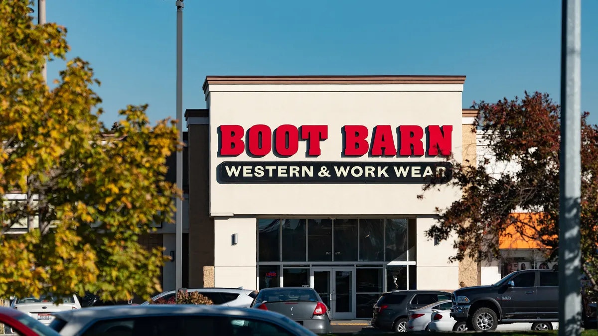 A Boot Barn Western and Work Wear store in Ammon (Idaho Falls), Idaho.