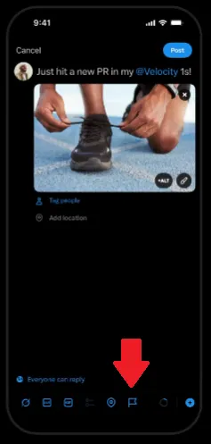 X paid partnership tags