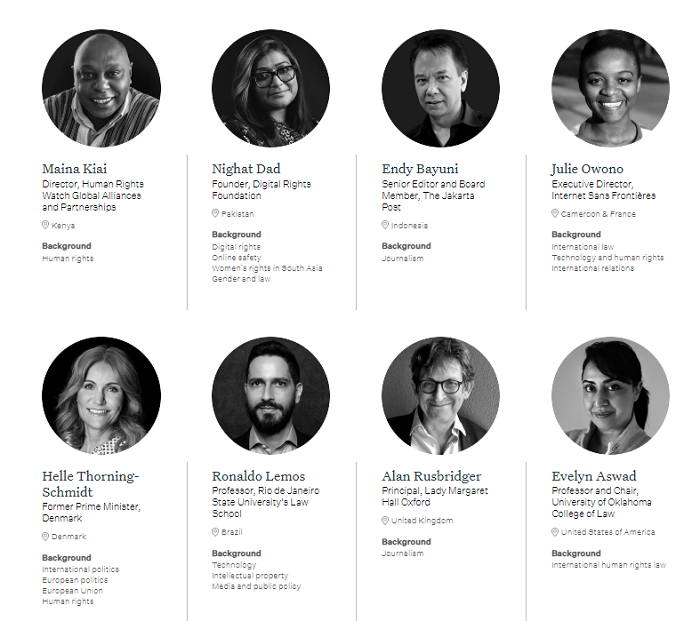 Facebook Oversight Board members