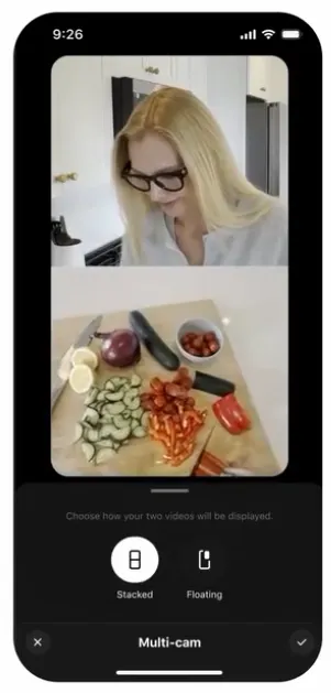 Instagram Stories multi-cam sync