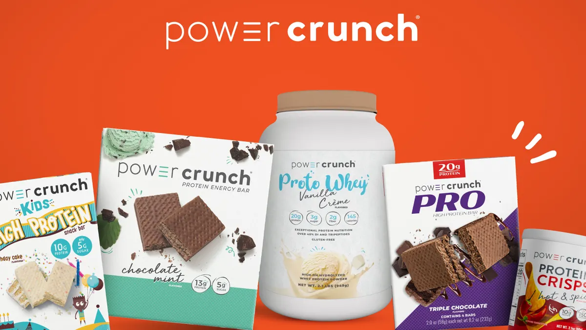 Prodcuts made by Power Crunch.