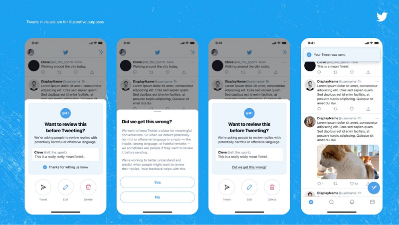 Twitter offensive comment alerts