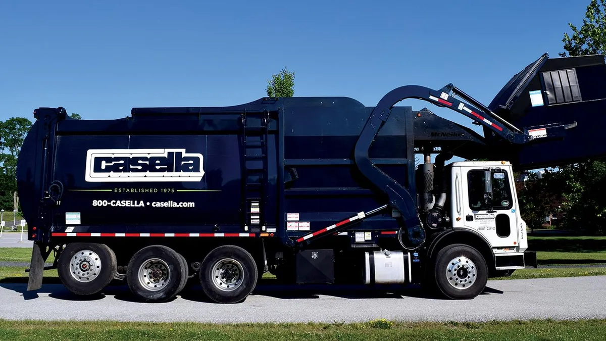 Casella collection truck