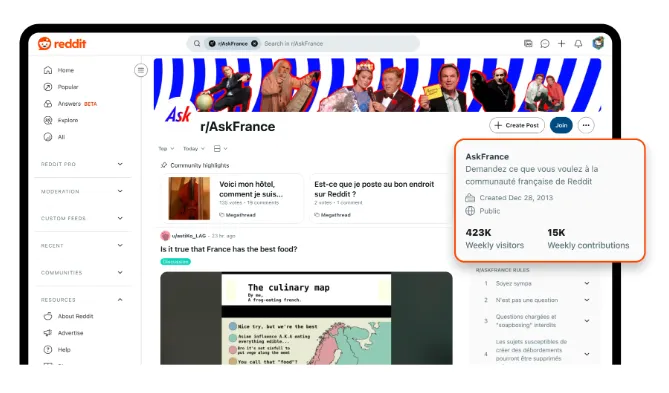 Reddit display update