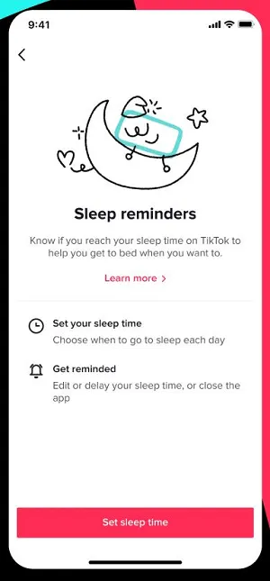 TikTok screen time