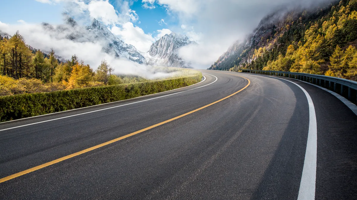 Shot of a road