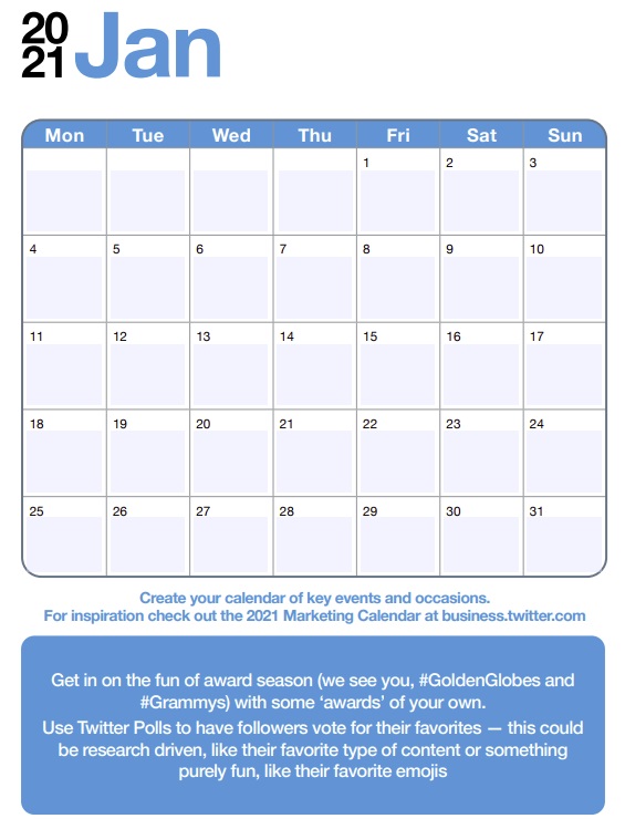 Twitter planning guide