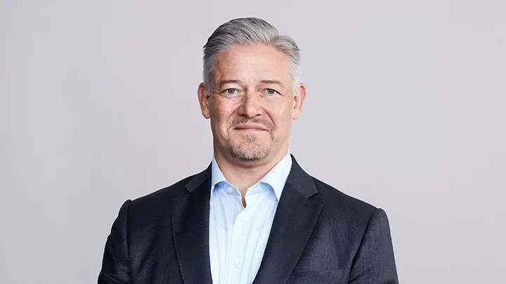 A head shot of a Maersk Executive.