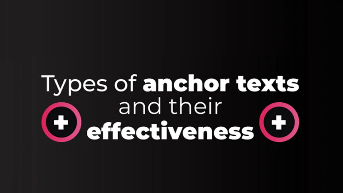 Anchor text infographic