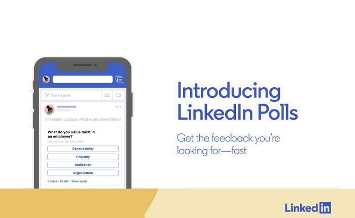 LinkedIn polls
