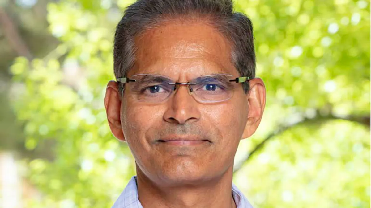 A headshot of CVS Health's new chief data, digital and technology officer Tilak Mandadi