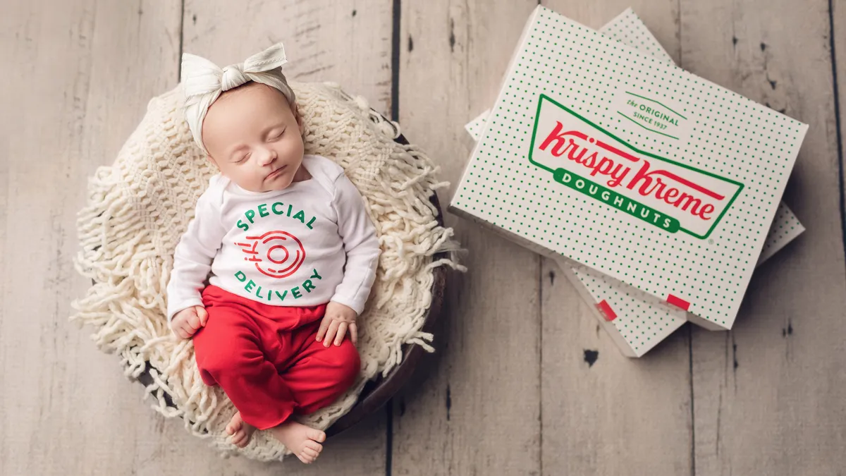 Krispy Kreme's touts delivery service with Leap Day baby promotion