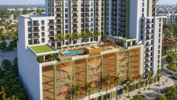 Rendering of Neology's upcoming development with the Rubell family and Lion Development Group.