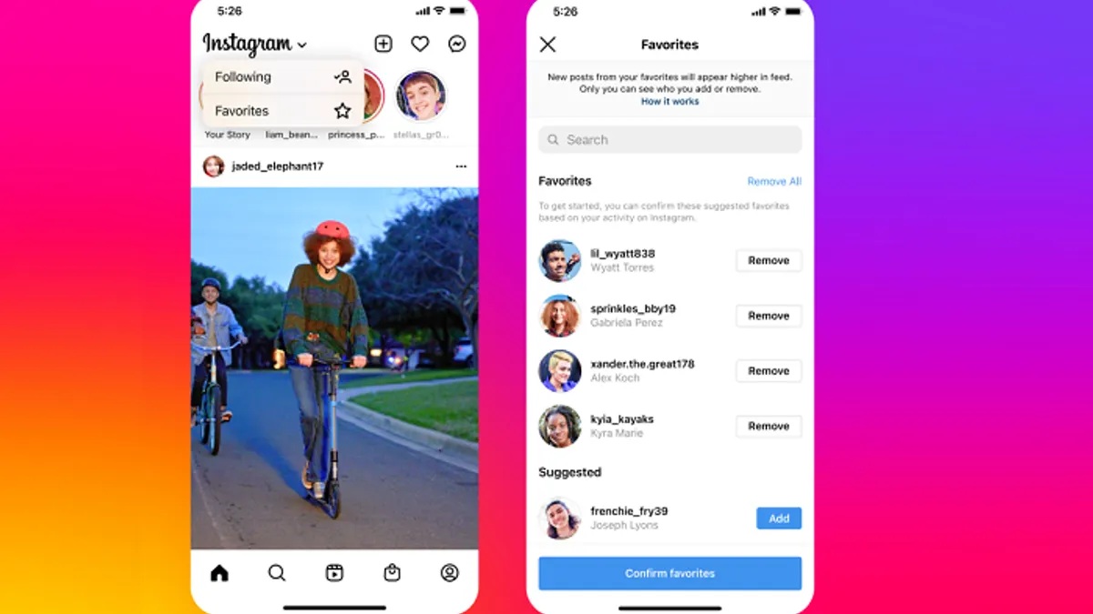 Instagram algorithm toggle