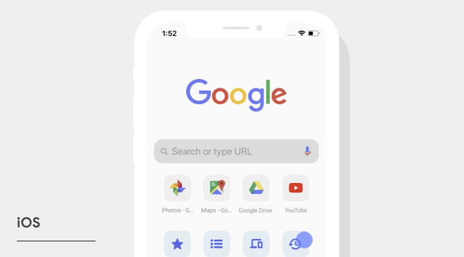 GIF of the various Google Chrome changes
