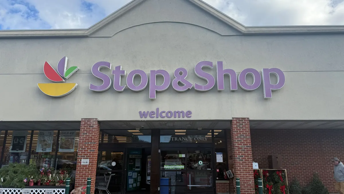 Exterior of a grocery store.