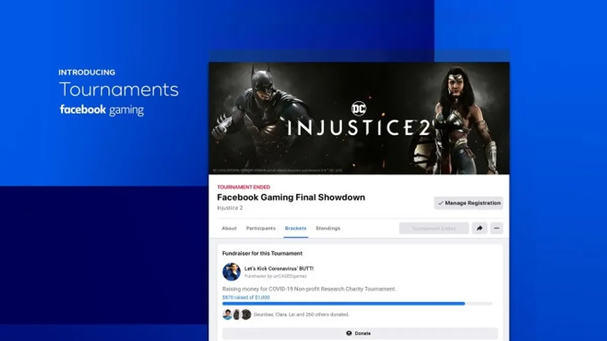Facebook Gaming Tournaments