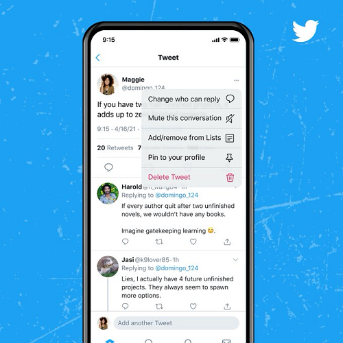 Twitter reply controls update