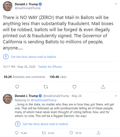 Trump tweets