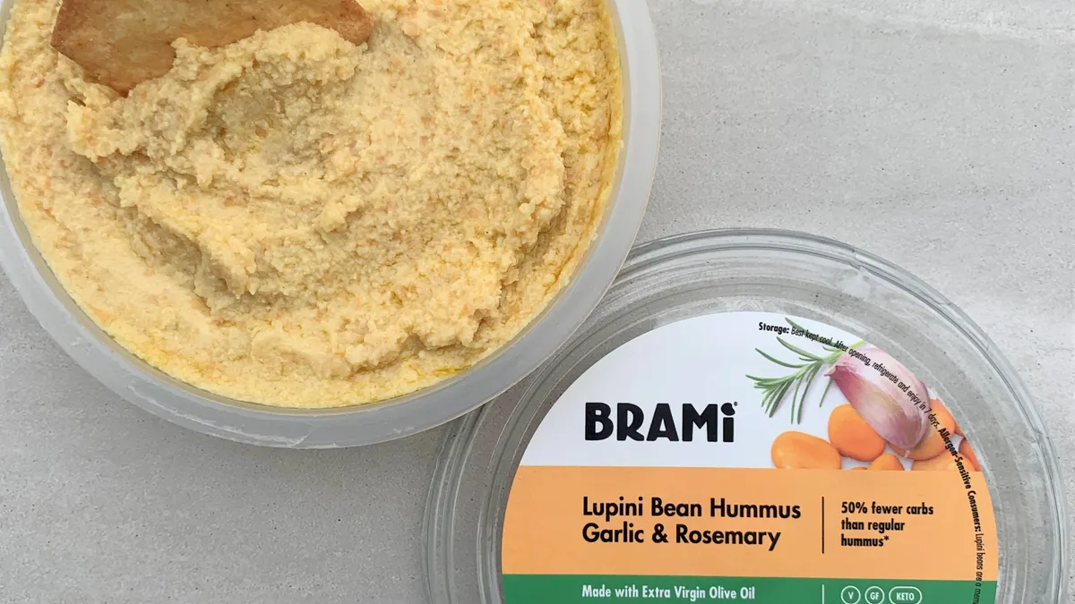 Brami released lupini bean hummus in April 2020