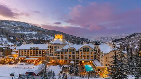An view of Park Hyatt Beaver Creek in Avon, Colorado.