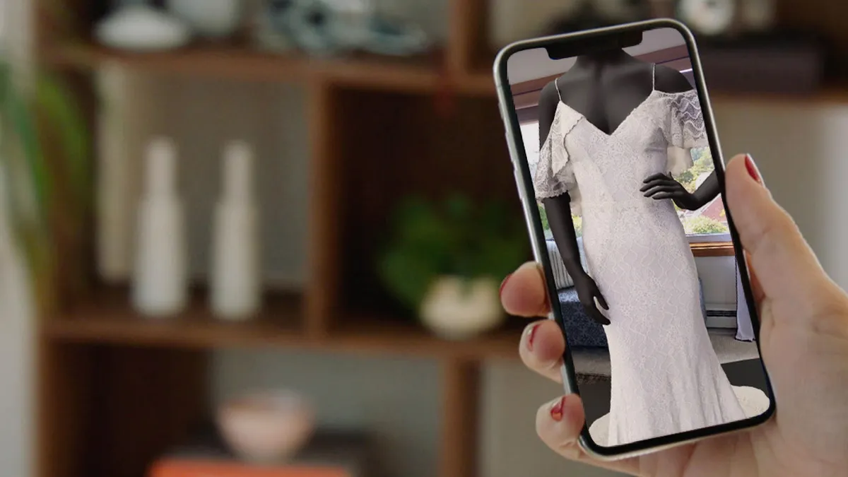 David's Bridal responds to pandemic disruptions with AR, 3D dress visuals