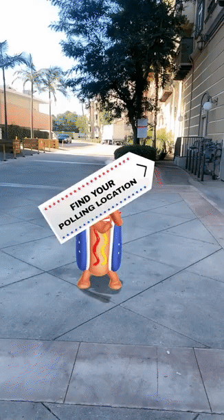 Snapchat Dancing Hotdog