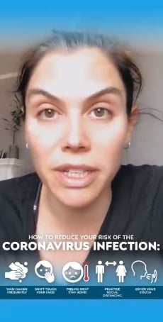 Snapchat COVID-19 lens