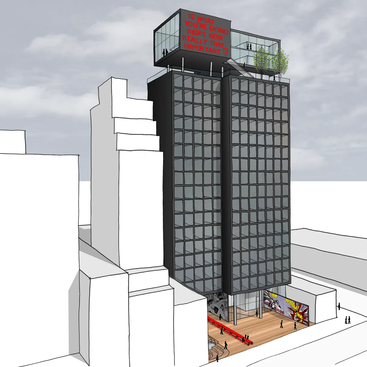21-story modular hotel opened in NYC said to be tallest in US |  Construction Dive, image size:1200x1200