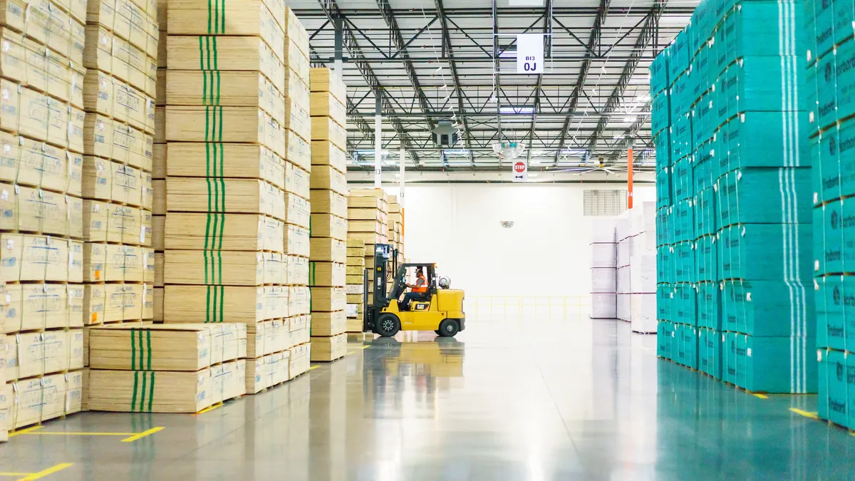 Home Depot Home Depot flatbed delivery center in Dallas