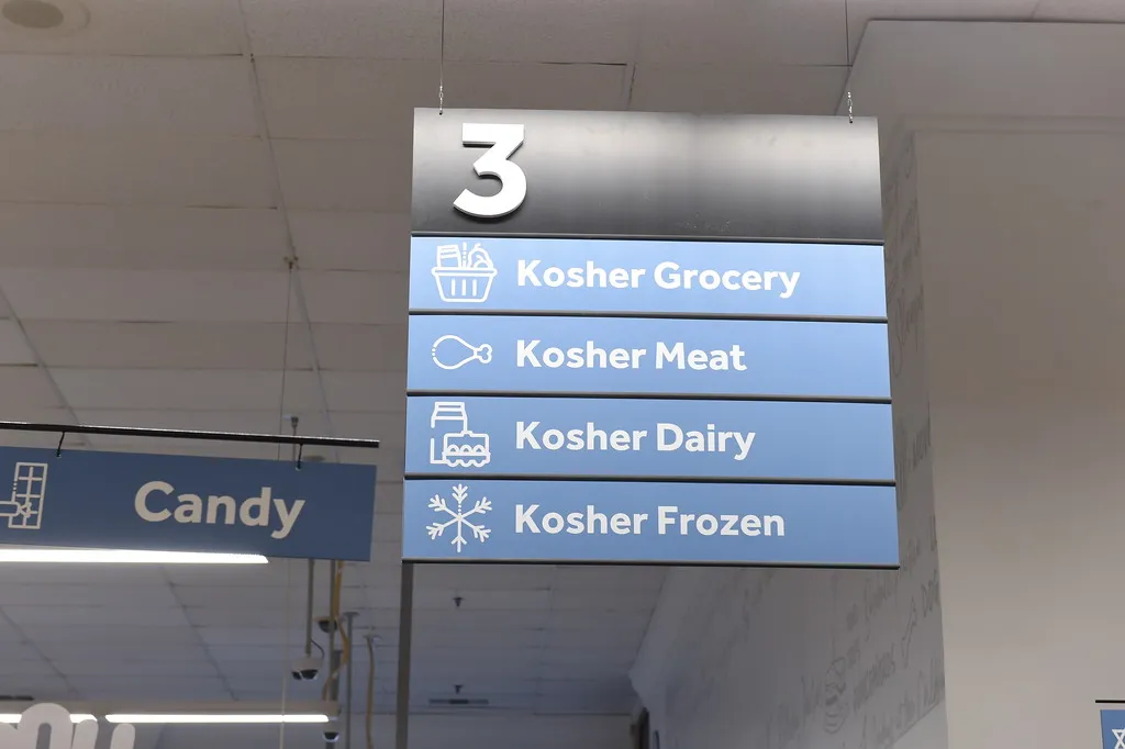 Signage in a Brooklyn Stop & Shop's multicultural aisle