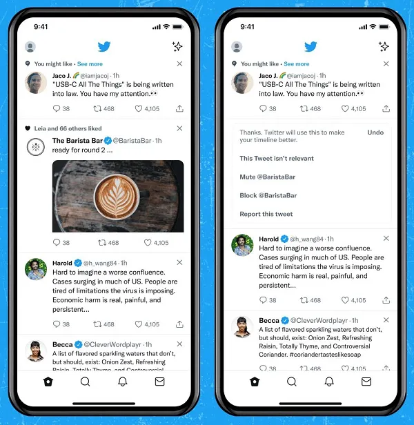 Twitter recommendations
