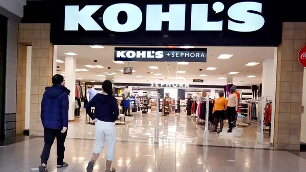 The entrance of a Kohl's store.
