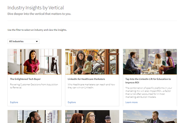 LinkedIn insights hub
