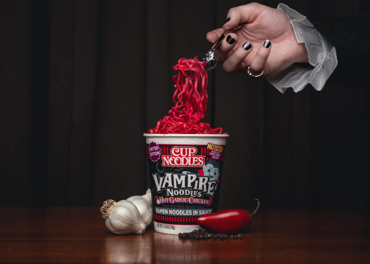 A cup of Vampire Noodles