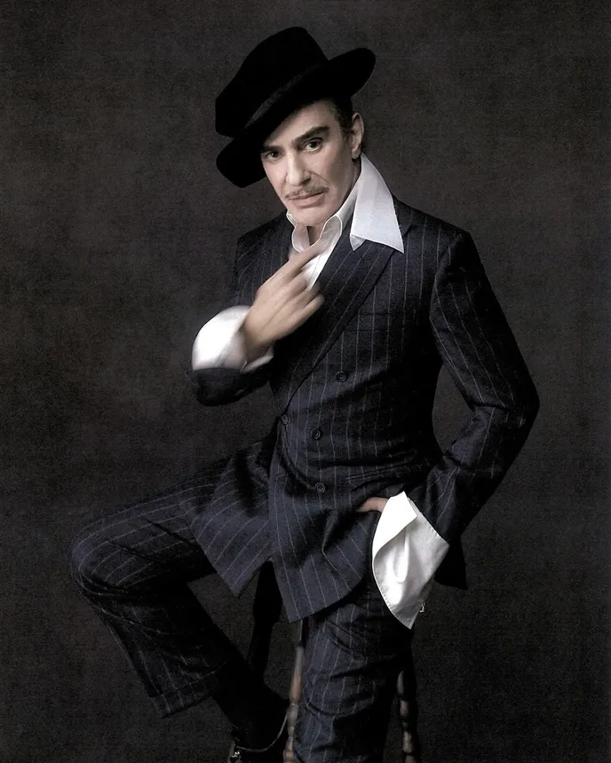 Headshot of designer John Galliano
