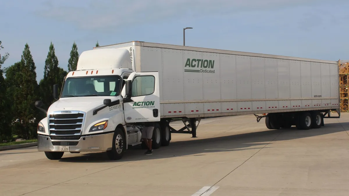 Action Dedicated tractor trailer