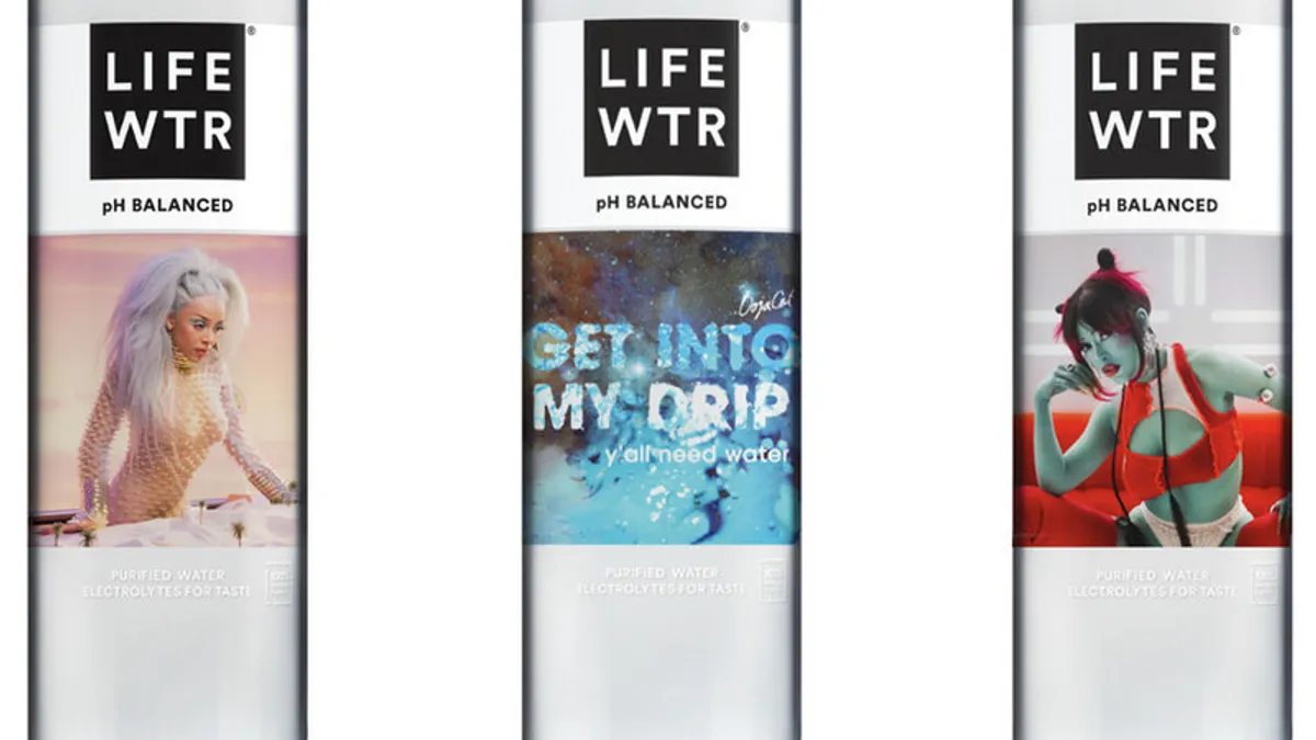 Lifewtr taps Doja Cat for merch, AR bottles