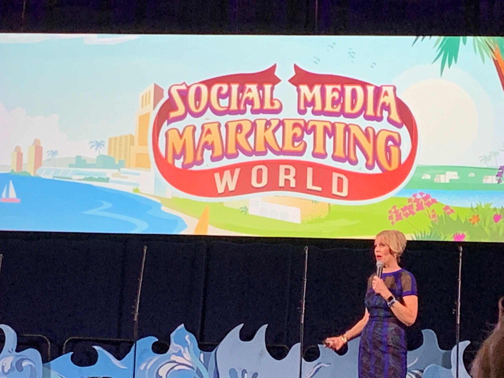 Mari Smith speaking at Social Media Marketing World