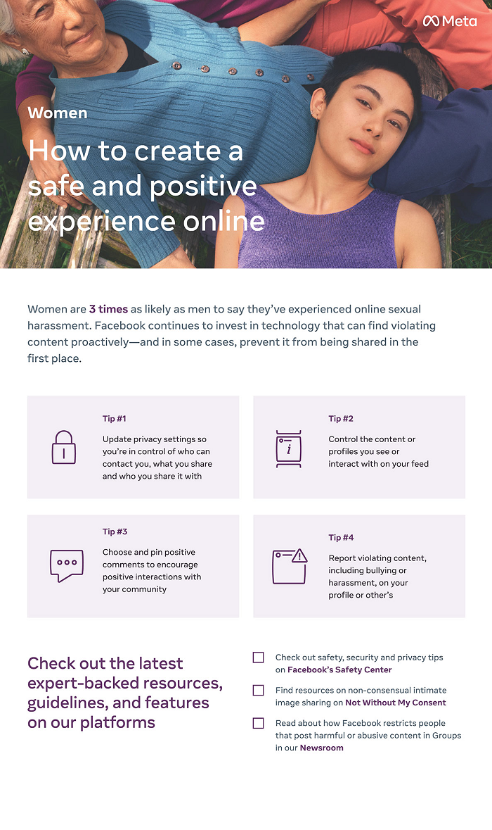 Meta safety tips 