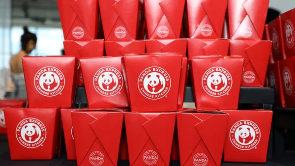Boxes of Panda Express lunches