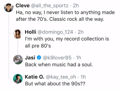 Twitter threaded replies